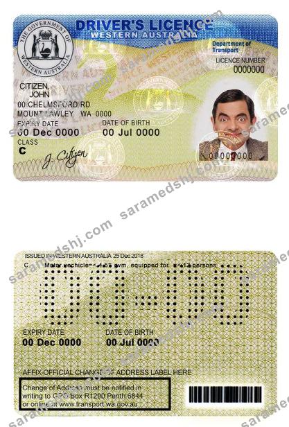 Western Australia driver license